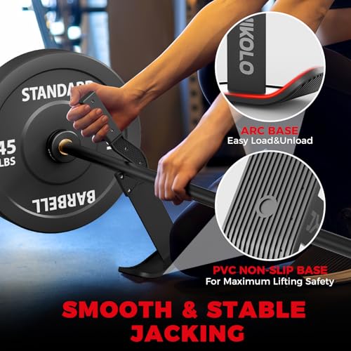 Heavy-Duty Deadlift Jack for 660LB Barbell - No-Slip Handle