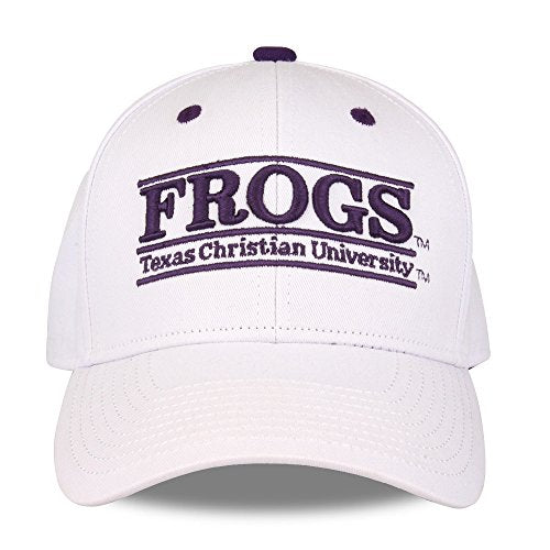 Tcu Horned Frogs NCAA Supporter Cap - White Adjustable Cotton Hat