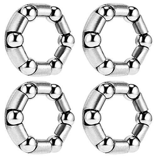 Bike Wheel Bearings 3/16" x 6 Balls for Bicycle Front Wheel Replacement