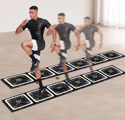 12 ft Non-Slip Rubber Agility Ladder for Soccer & Fitness Training
