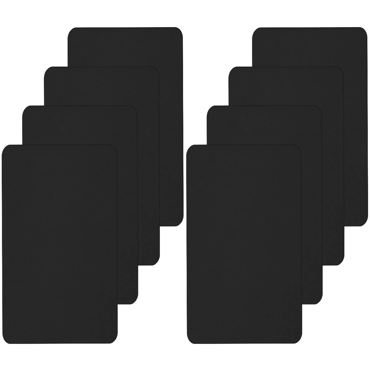 WILLBOND 9.84 x 5.9 Inches 8 Pieces Nylon Repair Patches Self-Adhesive Nylon Fabric Patch Waterproof Repair Tapes for Clothing Down Jacket Tent Clothes Bag