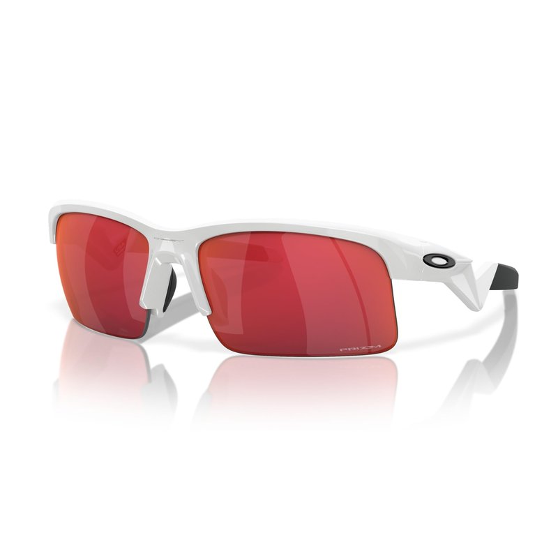 Oakley Youth OJ9013 Capacitor Sunglasses, Polished White/Prizm Field, 63 mm