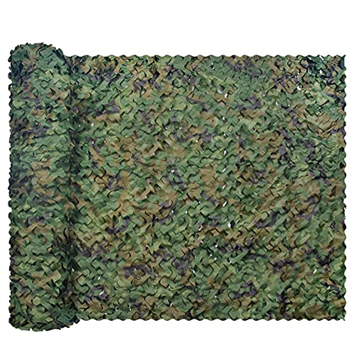 Camo Netting Camouflage Net - 5ft x 6.56ft Woodland Sunshade