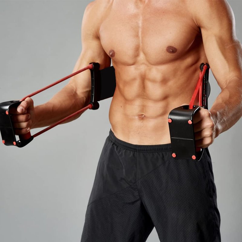 Metaball Stable Push Up Bars Resistance Band Power Push Up Plus with 24 Resistance Levels Training Back, Shoulder, Chest and Arm Muscles Equipment