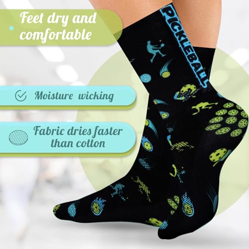 Unisex Pickleball Socks - Perfect Gift for Players