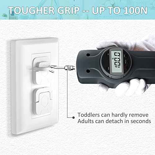 4our Kiddies Baby-Proof Outlet Covers (60 Pack) - Child Safety Electric Plug Protectors to Prevent Power Shock