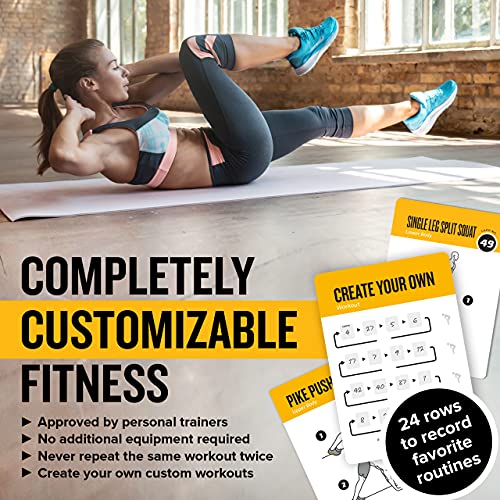 Bodyweight Workout Cards - Instructional Fitness Deck Vol 1
