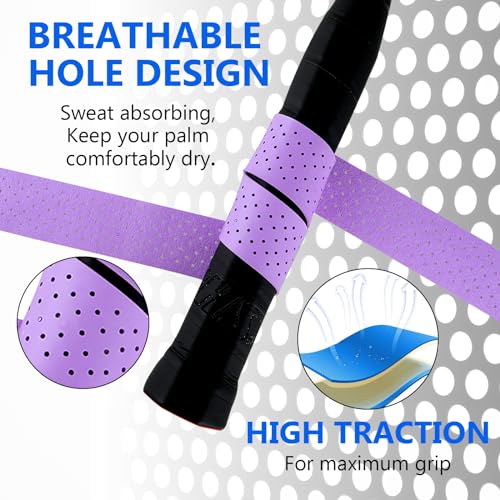 6 Pcs Tennis Pickleball Overgrip - Anti-Slip, Breathable Grip Tape