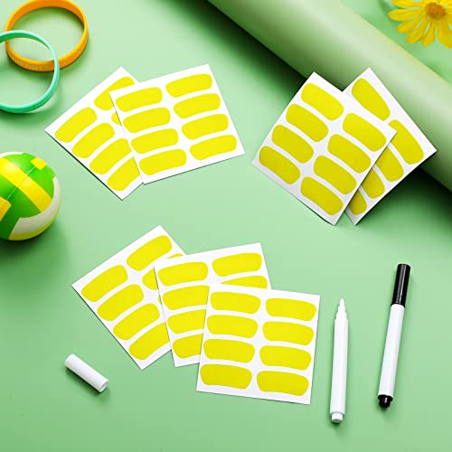 160 Pcs Sports Eye Stickers - Baseball Eye Strips - Yellow