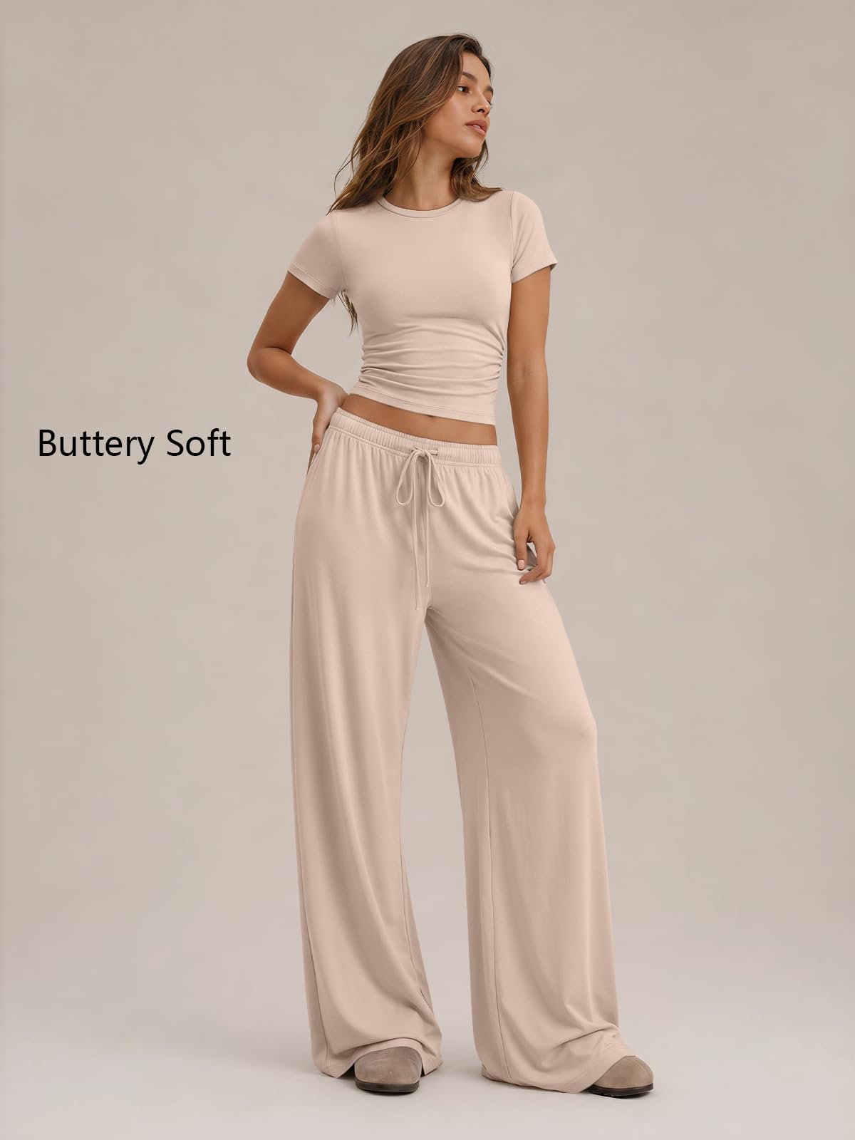 Trendy Queen Women's 2 Piece Matching Summer Lounge Set with Pockets