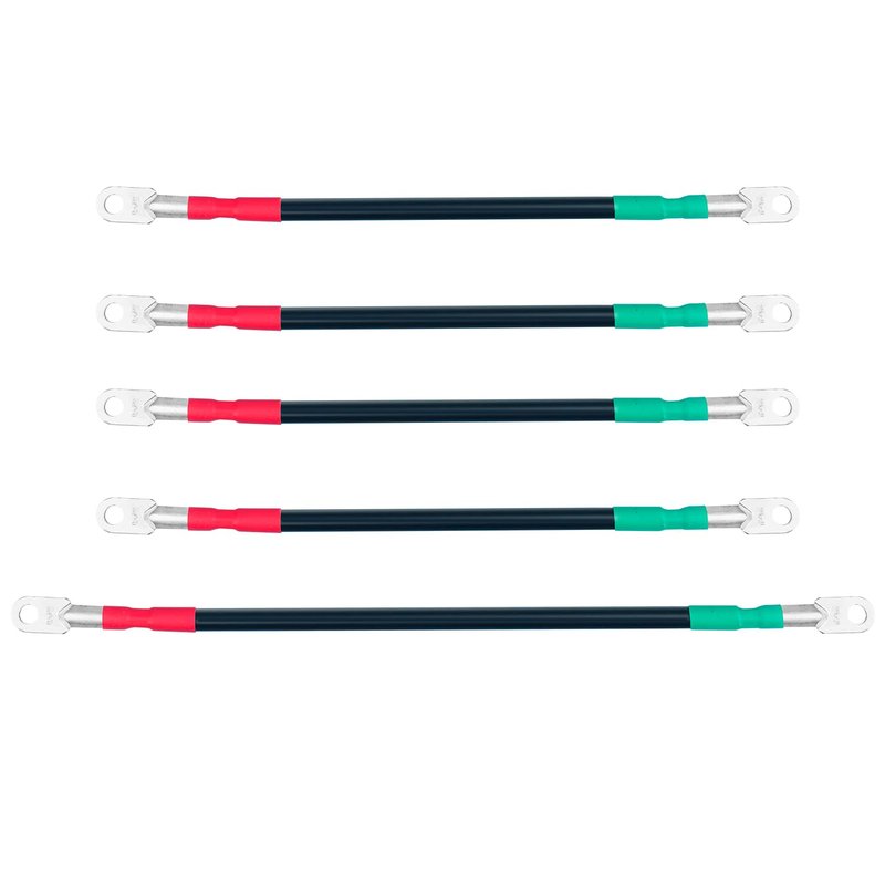 4 Gauge Golf Cart Battery Cables for EZGO TXT 1994-UP 36V & 48V Golf Carts,Pure Copper Wiring Kit with Terminals