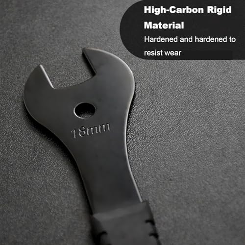 7-Piece Bicycle Cone Wrench Set (13-19mm) - Bike Hub & Wheel Axle Tools