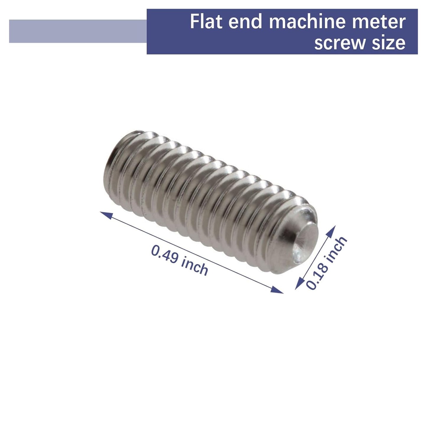 4 PCS Delta Set Screw for Towel Rack, Shower Handle Screws Replacement, Shower Door Parts, Faucet Handle Set Screws, Replacement Screws for Delta 10-32 x 1/2 inch