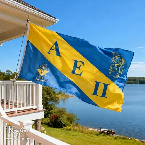 King Greek Alpha Epsilon Pi Fraternity Flag 3x5 ft Outdoor Indoor Decor