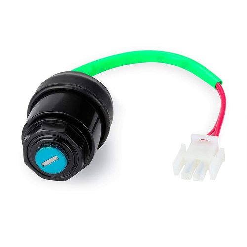 10L0L Golf Cart Ignition Key Switch for Yamaha G19/G22 Electric 1996-up, Key Switch with Wire Harness (OEM JR1-82510-02-000)