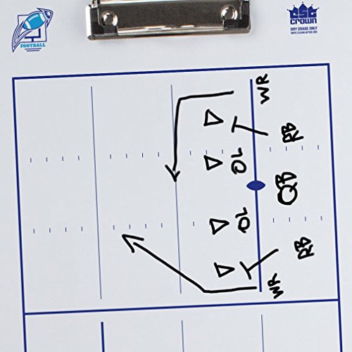 Dry Erase Coaching Clipboard for Football - 14" x 9"