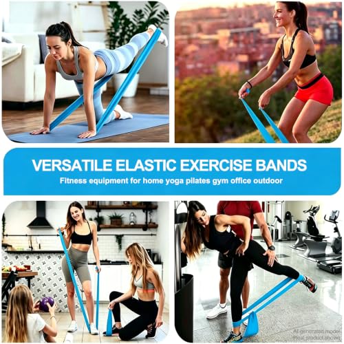 Long Resistance Bands for Strength Training, Therapy & Yoga