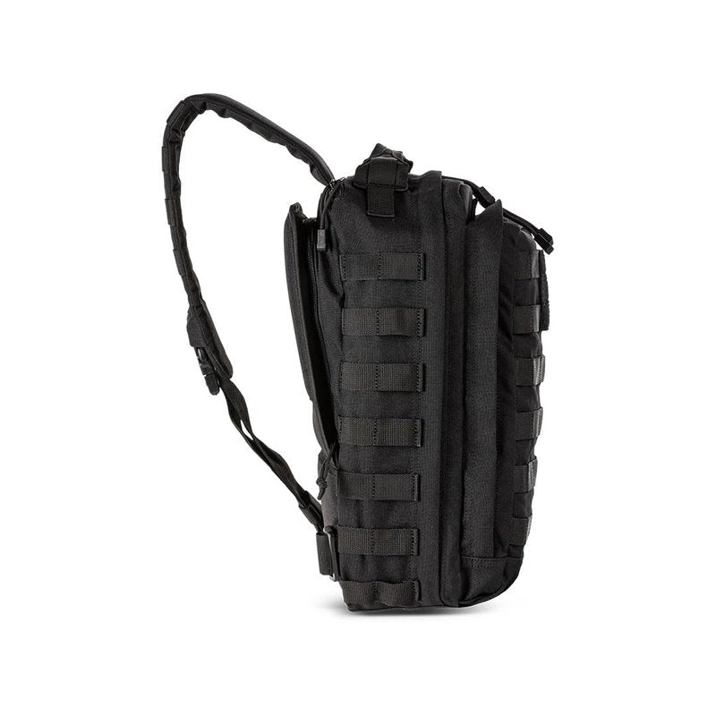 5.11 Tactical RUSH MOAB 8 Sling Pack 13L – Ambidextrous CCW Ready EDC Messenger Bag – Durable 1050D Nylon, Black, Style 56810ABR