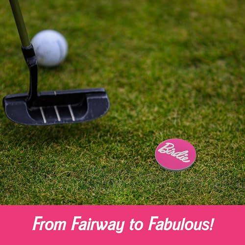 Shanker Golf Ball Marker with Birdie Pink Hat Clip - Magnetic Golf Accessory for Women