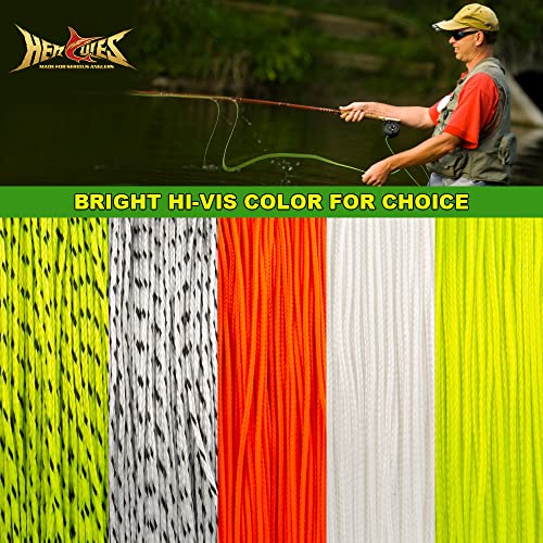 20LB Braided Fly Line Backing - 100Yds in White & Black