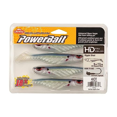 Ripple Shad Fishing Soft Bait - HD Gizzard Shad, 5 Inch