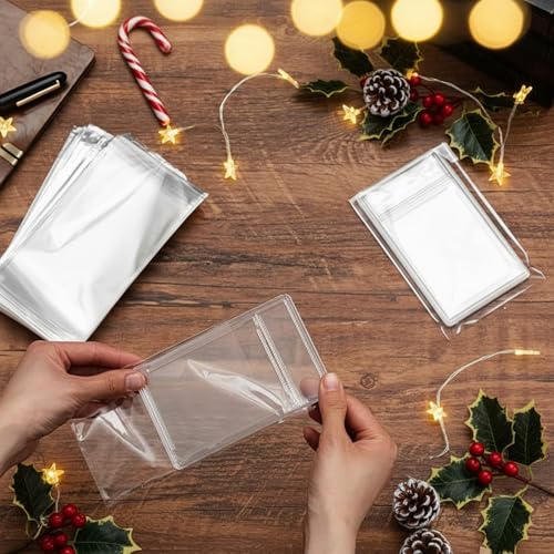 300 Pcs Graded Card Sleeves for Trading Cards & Sports Slabs