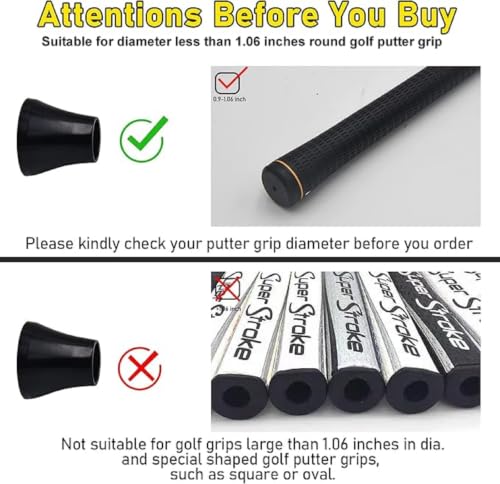 Golf Ball Retriever - 4 Pack Suction Cup Grabber Tool for Putter