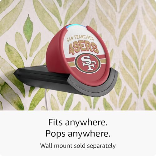 Limited-Edition NFL Echo Pop Smart Speaker - San Francisco 49ers