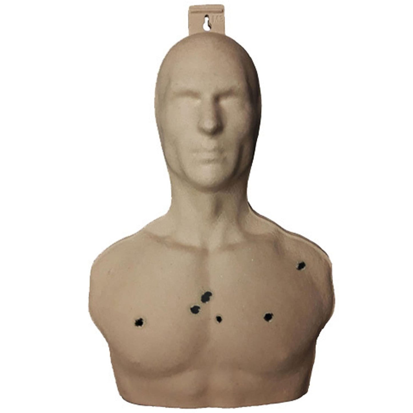 Birchwood Casey 3D Silhouette 21.5" x 14" Targets | Lightweight Face and Torso Shooting Training Targets with Mounting Tab | Pack of 3