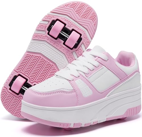 Detachable Wheeled Roller Skate Shoes for Kids and Teens