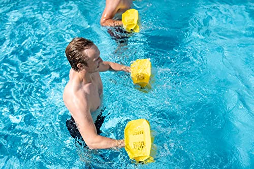 Hydro-Tone Pool Exercise System - Isokinetic Water Weights, Yellow Bells
