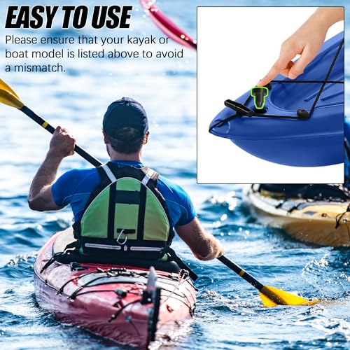 1/2 Inch Kayak Drain Plug - Neoprene Rubber Scupper Plug (Pack of 6)
