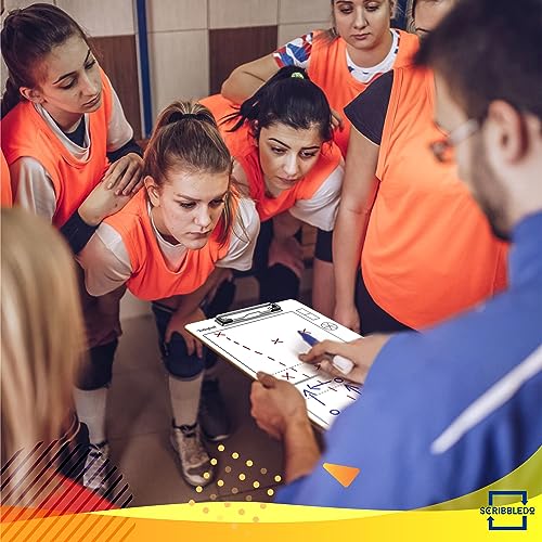 Volleyball Dry Erase Coaching Clipboard - 15x9 Double Sided