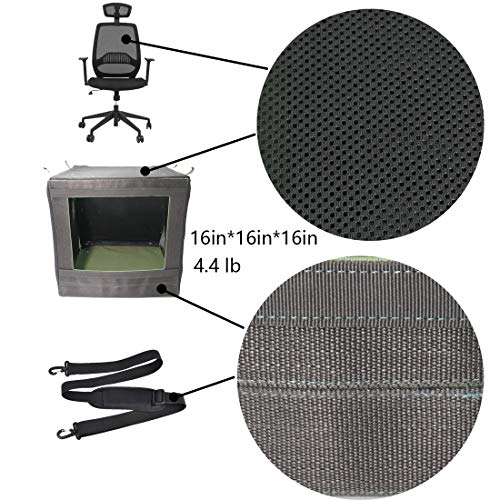 Portable Airsoft Target Box with BB Trap - 16" Folding Design