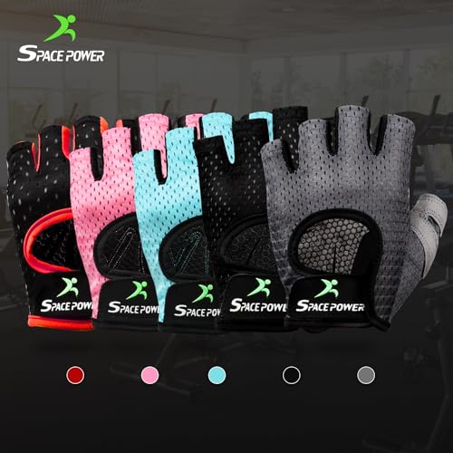 Workout Gloves - Lightweight Breathable Gym Gloves for Men & Women - Small Size, Black