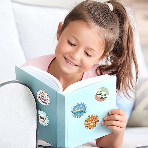 600Pcs Growth Mindset Motivational Stickers - Inspirational Quotes Set
