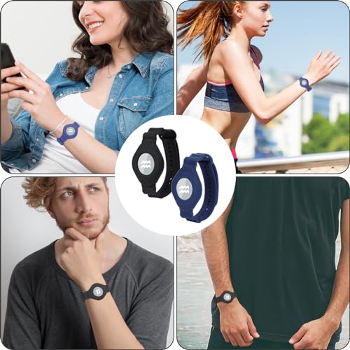 Adjustable Watch Holder for Princess Cruise Medallion - Black & Blue