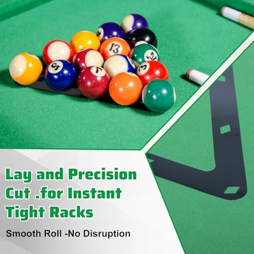 6-Piece Billiard Ball Rack Set for 8-Ball & 9-Ball Games