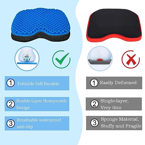 Waterproof Anti-Slip Gel Kayak Seat Cushion for Comfort