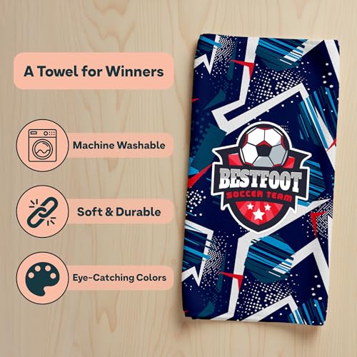 Custom Microfiber Rally Towels - 25 Pack, Personalized Designs