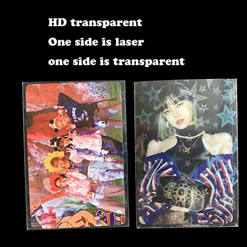Kpop Photocard Sleeves - 100pcs Star Trading Card Protectors 56x88mm