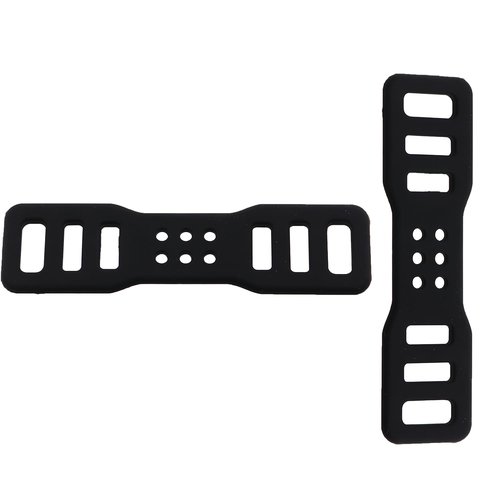 MDXing 4PCS Bicycle Silicone Strap Bicycle Headlight Tail Light Accessory Tripod Cord Leather Strap Bicycle Rubber Strap Used for Connecting Objects Hat Racks Bicycle Grip Seat Stem Valve Stem