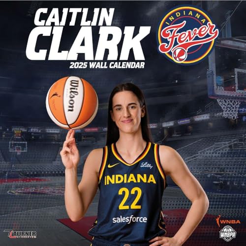 Caitlin Clark 2025 Indiana Fever Wall Calendar - 12 Months