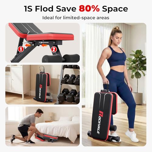 Adjustable Weight Bench for Home Gym - 660lb Capacity, XL