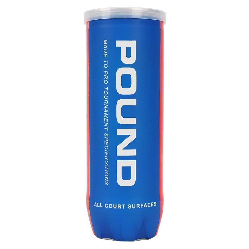 Teloon Pound Tennis Balls - Extra Duty - Regular Duty Felt Pressurized Tennis Balls (1 Can ，3 Balls)