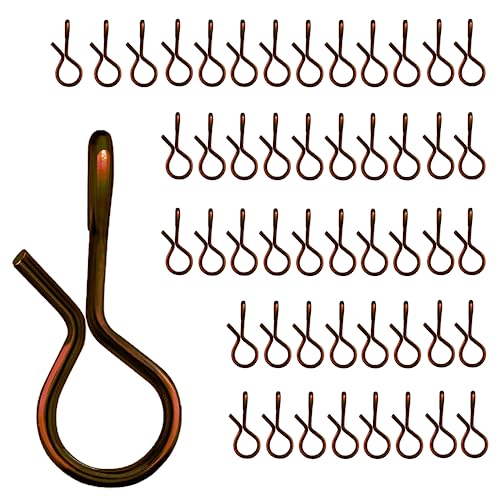 Quick Change Fly Fishing Snaps - Stainless Steel, 50pcs 0.32inch
