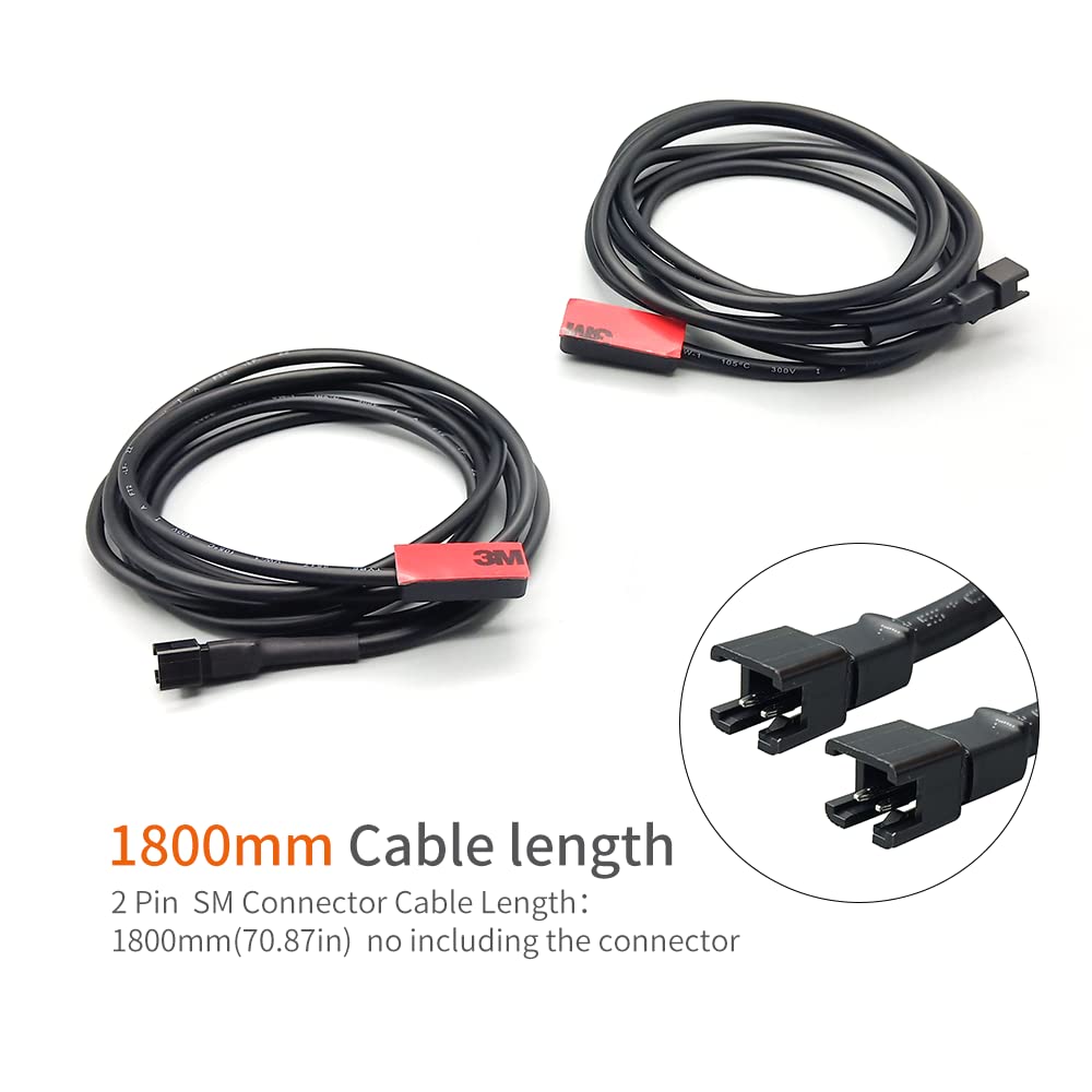 Ebike Brake Sensor MS-BK-2R for Electric Bicycles Hydraulic Cut Off Power Brake System 2 Pin/3 Pin SM/Waterproof Connector Plug Ebike Accessories (Waterproof Plug-1 Pair)