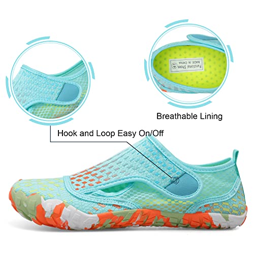 Quick Dry Aqua Sneakers for Beach & Water Sports - 8.5 Women/7.5 Men - Ty1 Velliblue