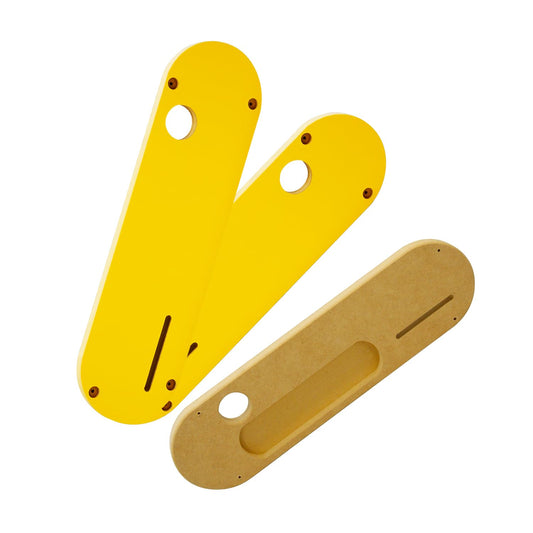 Powswopx 3 Pack Zero Clearance Inserts Laminated Fit for DeWalt DWE7485 DCS7485B, DCS7485T1 with riving Knife Slot (13 x 3.75)