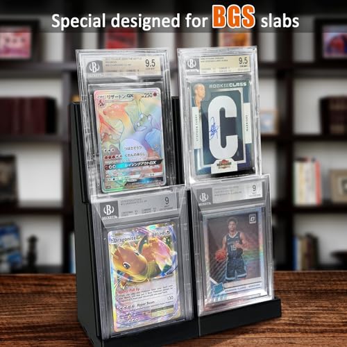 Graded Card Slab Sleeves for BGS - 100 Pack Resealable Protective Covers